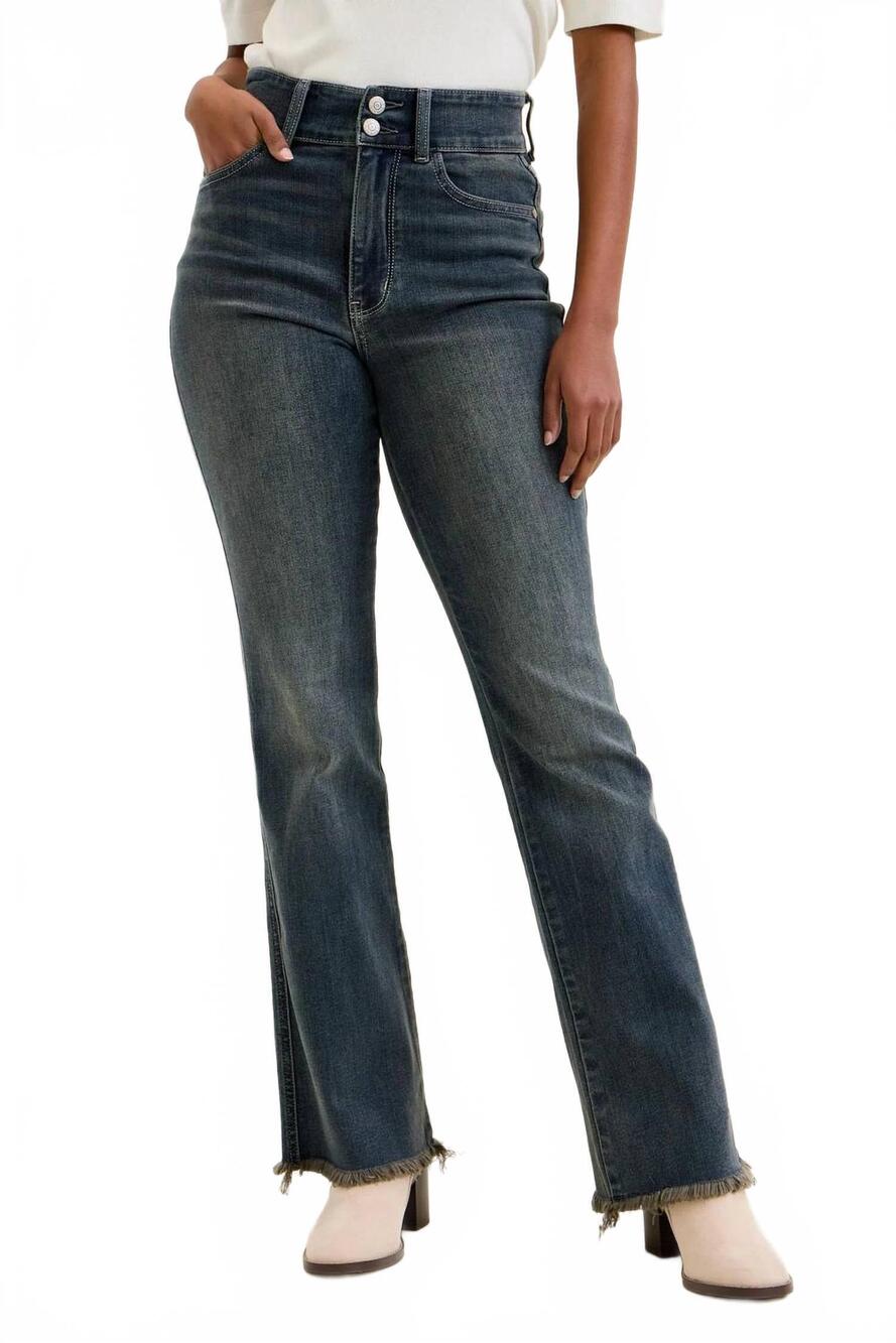 NEW JUDY BLUE daisy high waist bootcut jeans in medium wash